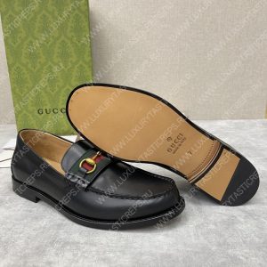 GUCCI LOAFER WITH HORSEBIT BLACK 655579 - Image 7