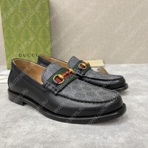 GUCCI LOAFER WITH HORSEBIT GREY 655579 - Image 4