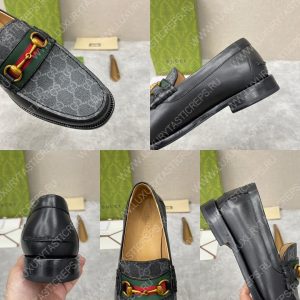 GUCCI LOAFER WITH HORSEBIT GREY 655579 - Image 9
