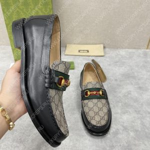 GUCCI LOAFER WITH HORSEBIT BEIGE 655579 - Image 5
