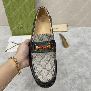 GUCCI LOAFER WITH HORSEBIT BEIGE 655579 - Image 6
