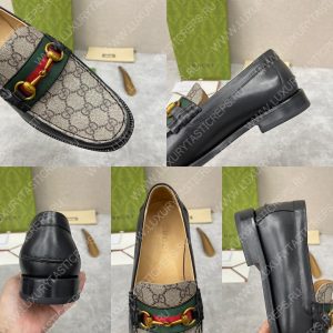 GUCCI LOAFER WITH HORSEBIT BEIGE 655579 - Image 9