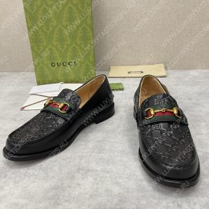 GUCCI LOAFER WITH HORSEBIT BLACK 655579 - Image 3