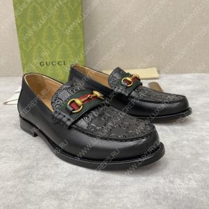 GUCCI LOAFER WITH HORSEBIT BLACK 655579 - Image 4