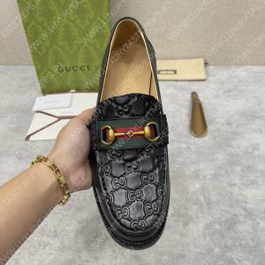 GUCCI LOAFER WITH HORSEBIT BLACK 655579 - Image 6