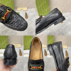 GUCCI LOAFER WITH HORSEBIT BLACK 655579 - Image 9