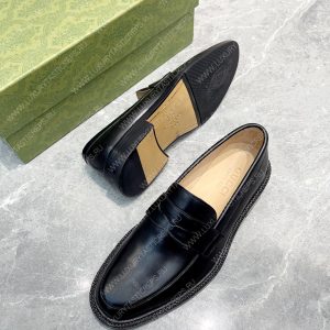 GUCCI MEN'S LOAFERS BLACK 712351 - Image 5