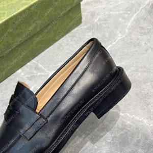 GUCCI MEN'S LOAFERS BLACK 712351 - Image 8