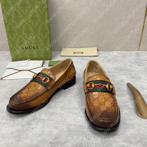 GUCCI LOAFER WITH HORSEBIT BROWN 655579 - Image 3