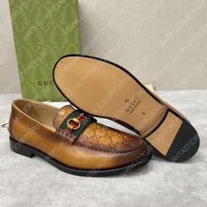 GUCCI LOAFER WITH HORSEBIT BROWN 655579 - Image 7