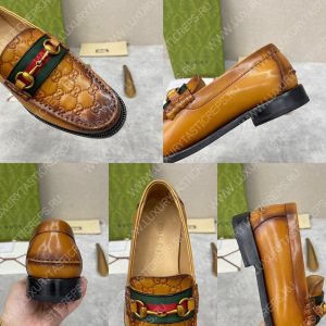 GUCCI LOAFER WITH HORSEBIT BROWN 655579 - Image 9