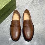 GUCCI MEN'S LOAFERS BROWN 712351