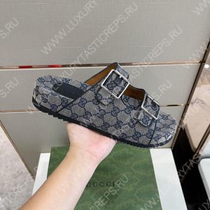 GUCCI SANDALS NAVY 658020 - Image 4