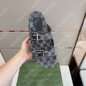 GUCCI SANDALS NAVY 658020 - Image 5