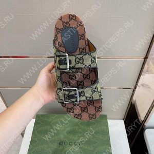 GUCCI SANDALS GREEN 658020 - Image 3