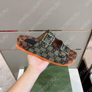 GUCCI SANDALS GREEN 658020 - Image 5