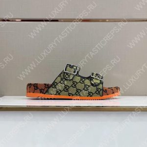 GUCCI SANDALS GREEN 658020 - Image 9