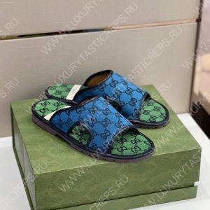 GUCCI SANDALS BLUE 748954 - Image 4