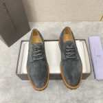 BRUNELLO CUCINELL KUDU DERBY GREY 291AUKA