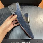 DOLCE & GABBANA MINO LOAFERS BLUE A50462