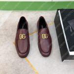 DOLCE AND GABBANA MOCASSINO BURGUNDI A300233