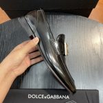 DOLCE & GABBANA MINO LOAFERS BLACK A50462