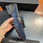 DOLCE & GABBANA MINO LOAFERS BLUE A50462