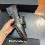 DOLCE & GABBANA MINO LOAFERS BLACK A50462