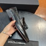 DOLCE & GABBANA MINO LOAFERS BLACK A50462