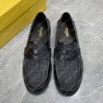 FENDI O'CLOCK LOAFERS BLACK 7D1550AJZFF0R7R