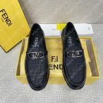 FENDI O'LOCK DRIVING LOAFERS BLACK 7D1561AJZ