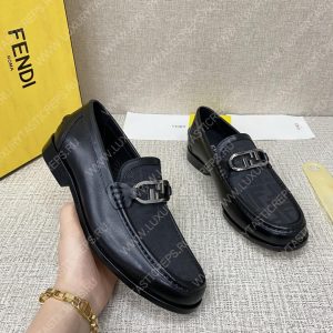 FENDI O'LOCK DRIVING LOAFERS BLACK 7D1561AJZ - Image 3