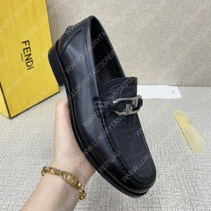 FENDI O'LOCK DRIVING LOAFERS BLACK 7D1561AJZ - Image 6