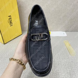 FENDI O'LOCK DRIVING LOAFERS BLACK 7D1561AJZ - Image 7
