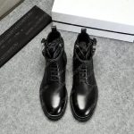 GIVENCHY BOOTS WITH 4G BUCKLE BLACK BH603KH