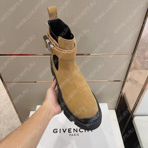 GIVENCHY TERRA CHELSEA BOOTS LIGHT BROWN BH603KH1BU - Image 4