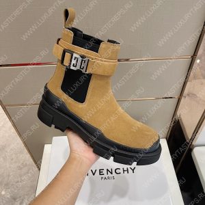 GIVENCHY TERRA CHELSEA BOOTS LIGHT BROWN BH603KH1BU - Image 5