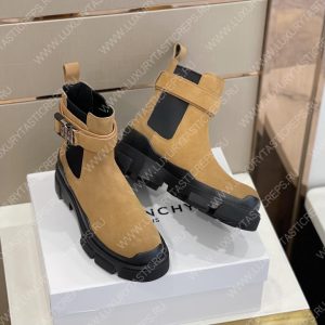 GIVENCHY TERRA CHELSEA BOOTS LIGHT BROWN BH603KH1BU - Image 8