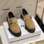 GIVENCHY SQUARED DERBIES WITH 4G BUCKLE DESERT BEIGE BH603FH14A-001