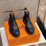 HERMES VEO ANKLE BOOT WITH H LOGO NOIR BH603BH135-001