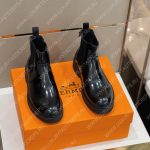 HERMES VEO ANKLE BOOT WITH H LOGO NOIR BH603BH135-001