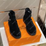 HERMES VEO ANKLE BOOT WITH H LOGO NOIR BH603BH135-001