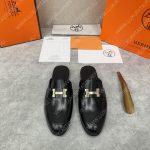 HERMES MULES BLACK H231745