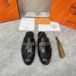 HERMES MULES BLACK H231745