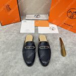 HERMES MULES BLACK H231745