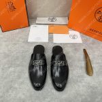 HERMES MULES BLACK H231745