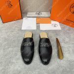 HERMES MULES BLACK H231745