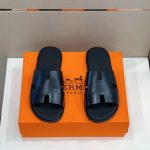 HERMES IZMIR SANDAL BLACK H222847ZHNH420