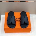 HERMES IZMIR SANDAL NOIR  H041141