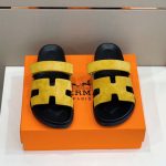 HERMES CHYPRE SANDALS YELLOW H211907ZH44400
